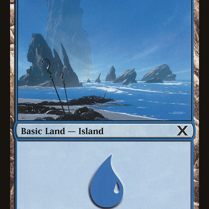 Island (10E-369) - Tenth Edition Foil