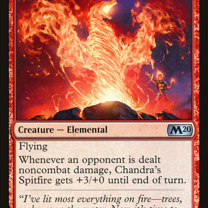 Chandra's Spitfire (M20-132) - Core Set 2020