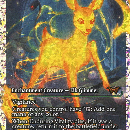 Enduring Vitality (DSK-404) - Duskmourn: House of Horror: (Showcase) Foil