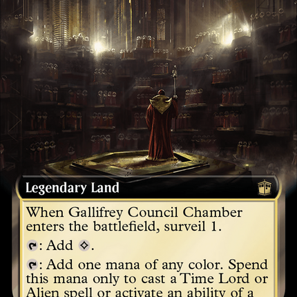 Gallifrey Council Chamber (WHO-462) - Doctor Who: (Extended Art)