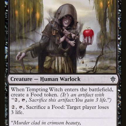 Tempting Witch (ELD-108) - Throne of Eldraine Foil