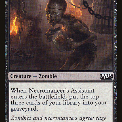 Necromancer's Assistant (M15-107) - Magic 2015 Foil