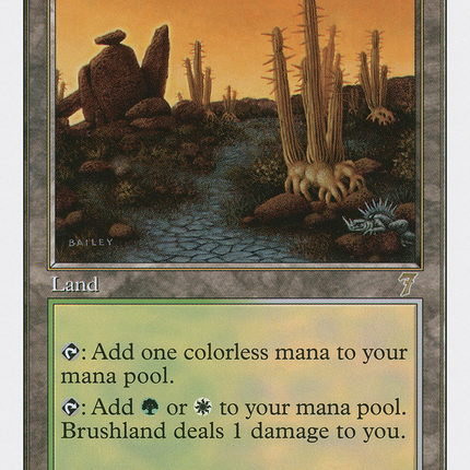 Brushland (7ED-326) - Seventh Edition Foil