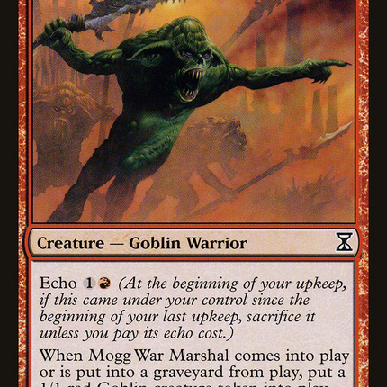 Mogg War Marshal (TSP-170) - Time Spiral Foil