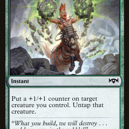 Stony Strength (RNA-143) - Ravnica Allegiance Foil