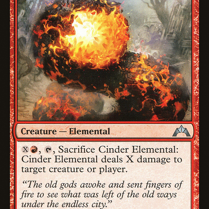 Cinder Elemental (GTC-087) - Gatecrash Foil
