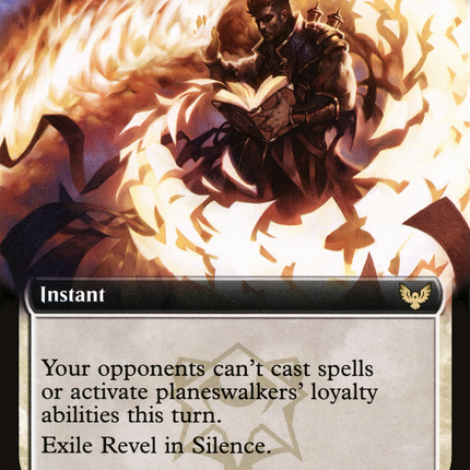 Flamescroll Celebrant // Revel in Silence (STX-324) - Strixhaven: School of Mages: (Extended Art) Foil