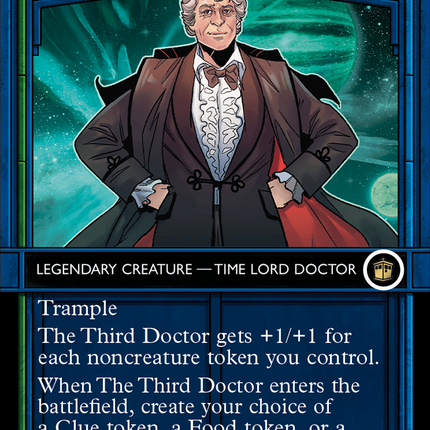 The Third Doctor (WHO-554) - Doctor Who: (Showcase) (Borderless) Foil