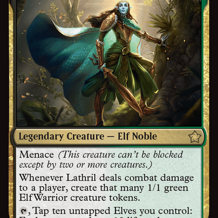 Lathril, Blade of the Elves (FDN-242) - Foundations Foil
