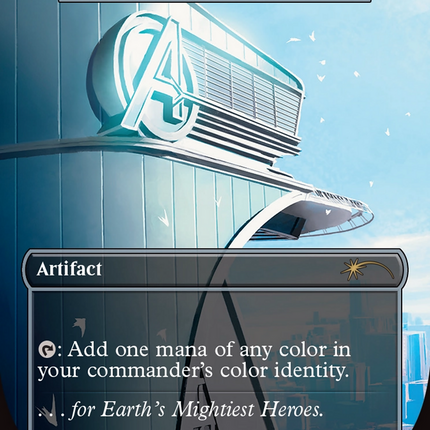 Arcane Signet (SLD-908) - Secret Lair Drop / Earth's Mightiest Emblem (Borderless) Foil