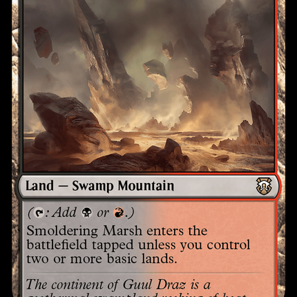 Smoldering Marsh (M3C-379) - Modern Horizons 3 Commander Foil