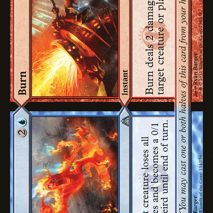 Turn // Burn (DGM-134) - Dragon's Maze Foil