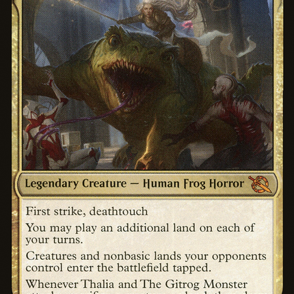 Thalia and The Gitrog Monster (MOM-255) - March of the Machine Foil