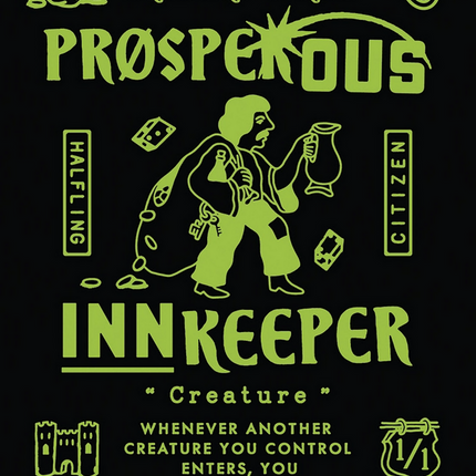 Prosperous Innkeeper (SLP-040) - Secret Lair Showdown (Borderless) Foil