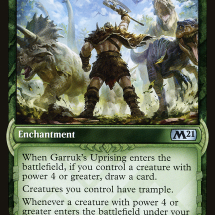 Garruk's Uprising (M21-308) - Core Set 2021: (Showcase)