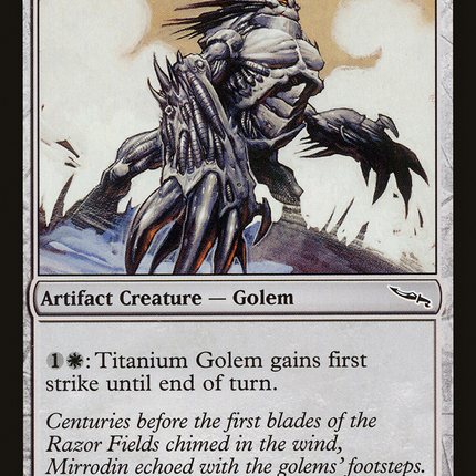 Titanium Golem (MRD-263) - Mirrodin Foil
