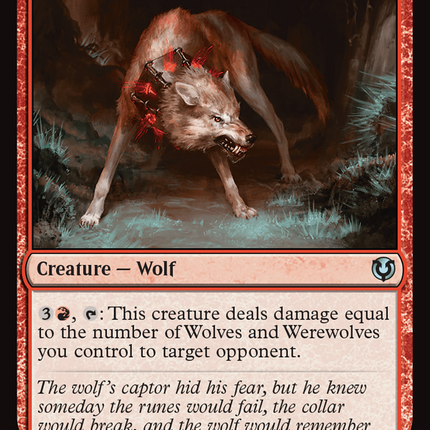 Runebound Wolf (INR-168) - Innistrad Remastered