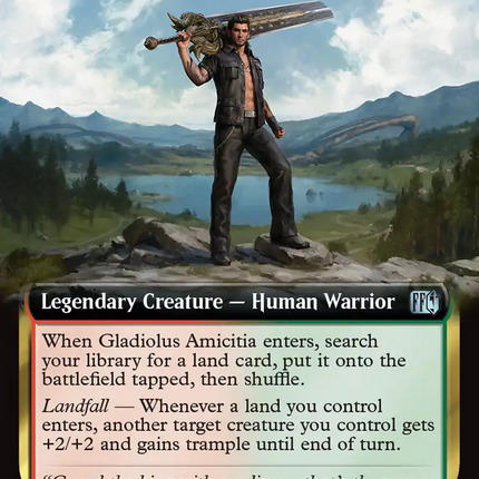 Gladiolus Amicitia (FIN-489) - FINAL FANTASY: (Extended Art) Foil