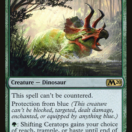 Shifting Ceratops (M20-194) - Core Set 2020 Foil