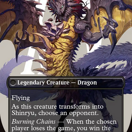 Zenos yae Galvus // Shinryu, Transcendent Rival (FIN-529) - FINAL FANTASY (Borderless) Foil