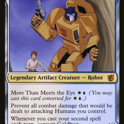 Goldbug, Humanity's Ally // Goldbug, Scrappy Scout (BOT-011) - Transformers: (convertdfc) Foil