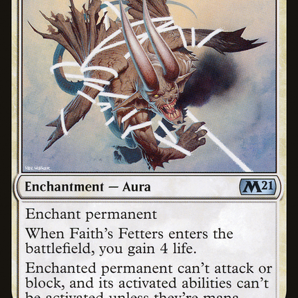Faith's Fetters (M21-017) - Core Set 2021 Foil