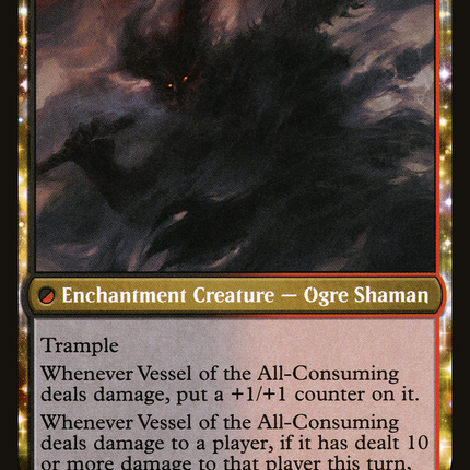 Hidetsugu Consumes All // Vessel of the All-Consuming (NEO-221) - Kamigawa: Neon Dynasty: (fandfc, enchantment)