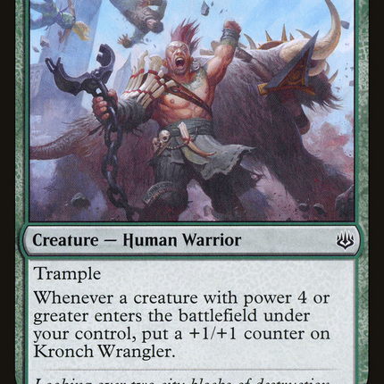 Kronch Wrangler (WAR-166) - War of the Spark Foil