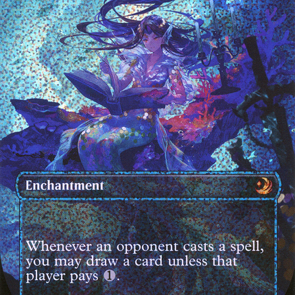 Rhystic Study (WOT-091) - Wilds of Eldraine: Enchanting Tales (Borderless) Foil