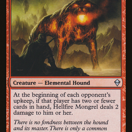 Hellfire Mongrel (ZEN-130) - Zendikar