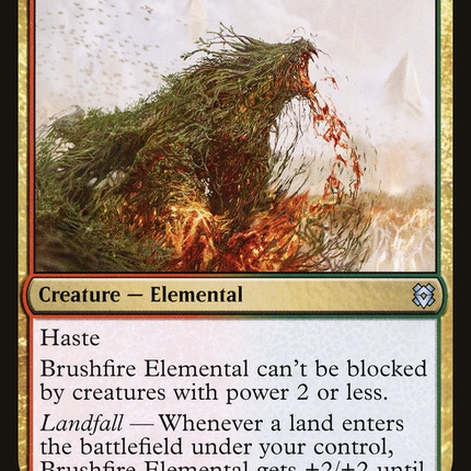 Brushfire Elemental (ZNR-221) - Zendikar Rising