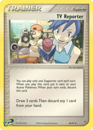 TV Reporter 088/97  - Reverse Holofoil Dragon - Uncommon
