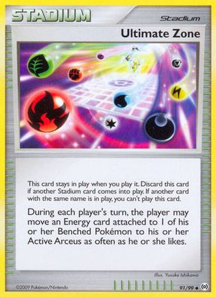 Ultimate Zone 091/99  - Reverse Holofoil Arceus - Uncommon