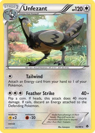Unfezant/98  Emerging Powers - Rare
