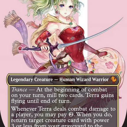 Terra, Herald of Hope (FIC-204) - Commander: FINAL FANTASY (Borderless)