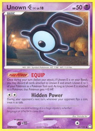 Unown [E]/123  Mysterious Treasures - Uncommon