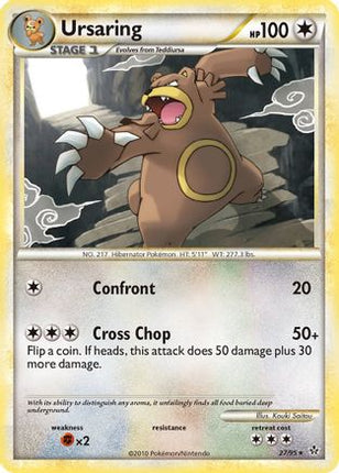 Ursaring/95  Unleashed - Rare