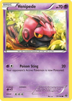 Venipede/146  XY Base Set - Common