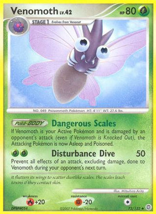 Venomoth 073/132  Secret Wonders - Uncommon