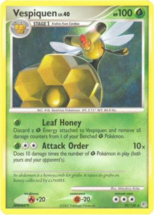 Vespiquen/130  - Reverse Holofoil Diamond and Pearl - Rare