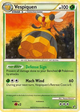 Vespiquen/90  - Reverse Holofoil Undaunted - Rare