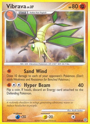 Vibrava/132  - Reverse Holofoil Secret Wonders - Uncommon