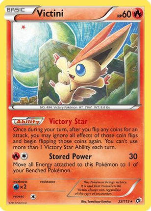 Victini/113  - Reverse Holofoil Legendary Treasures - Holo Rare