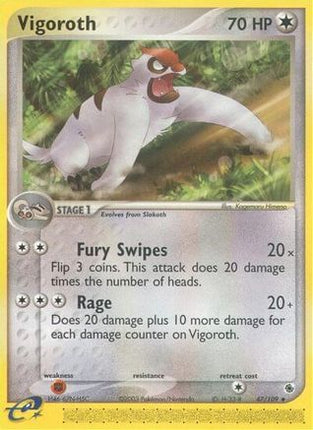 Vigoroth/109  Ruby and Sapphire - Uncommon