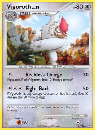 Vigoroth/127  - Reverse Holofoil Platinum - Uncommon