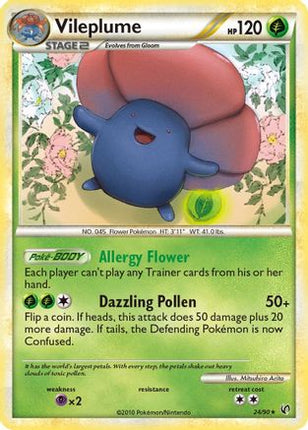 Vileplume 024  Undaunted - Rare