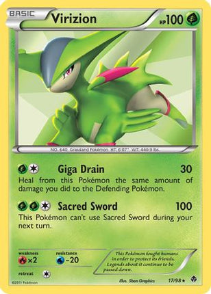 Virizion/98  - Holofoil Emerging Powers - Holo Rare