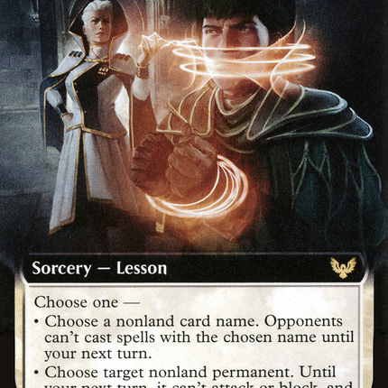 Academic Probation (STX-287) - Strixhaven: School of Mages: (Extended Art, lesson)