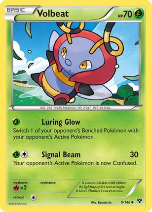 Volbeat/146  - Reverse Holofoil XY Base Set - Uncommon