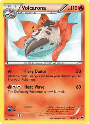 Volcarona/101  Noble Victories - Rare